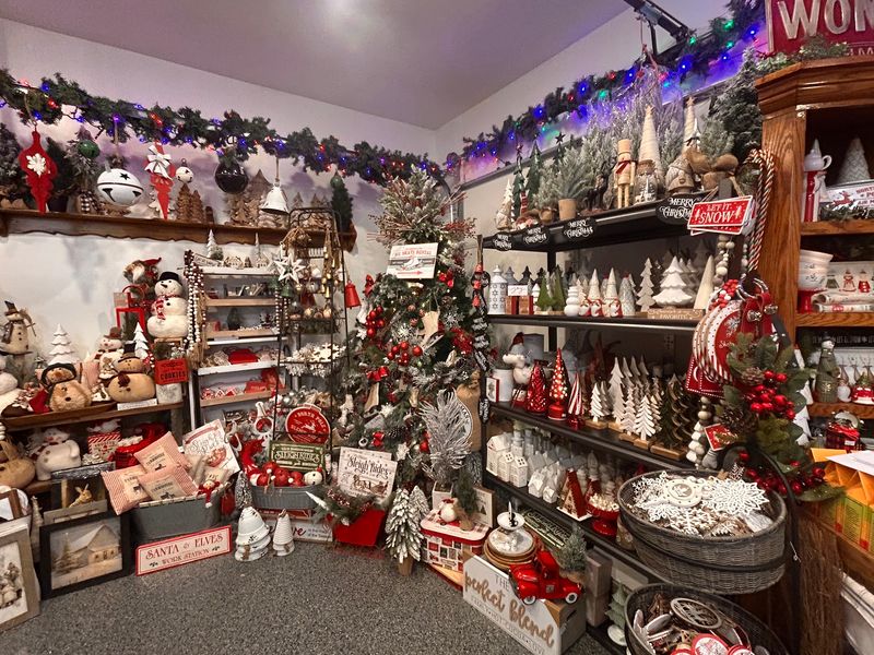 Little Red Corner In Idaho Is A Dedicated Christmas Store Worth A Holiday Shopping Trip - Decor Hint Trees, Snowmen, And A Reindeer Or Two