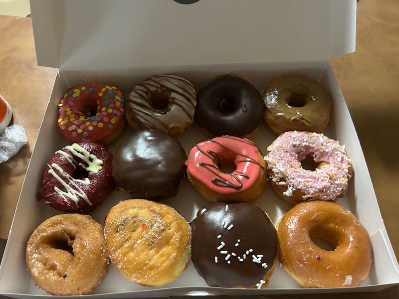 Hand-Cut Donuts That Make The Case Look Like A Candy Store