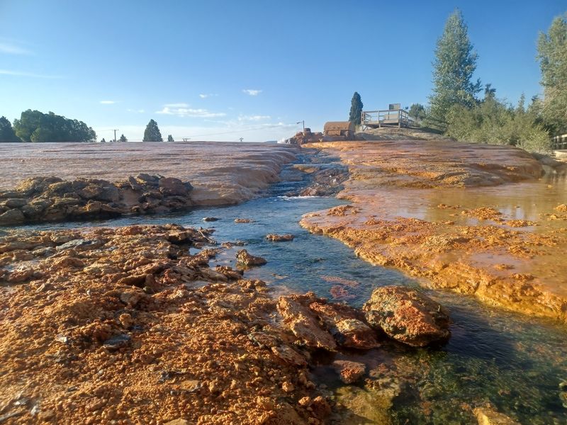 Rust, Orange, And Travertine