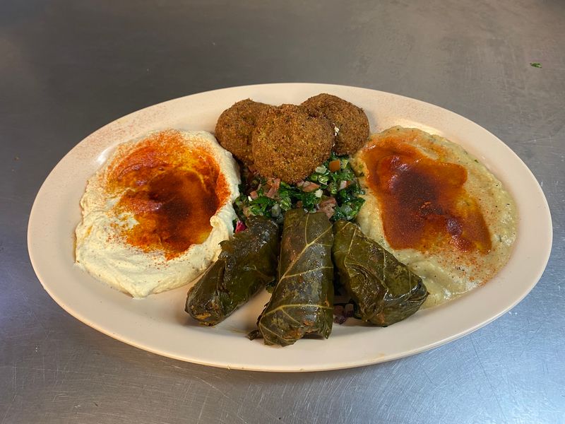 Start With Hummus, Smoky Eggplant, And Warm Bread