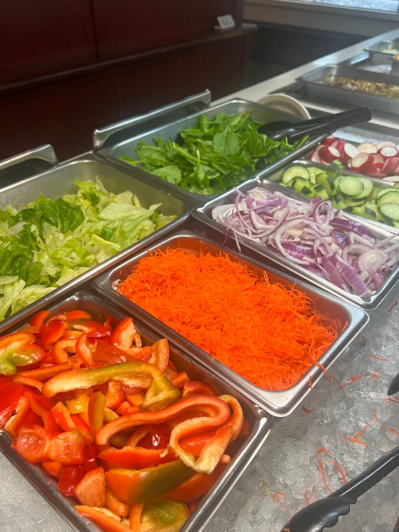 Prime Rib Gets Carved Thick Under A Heat Lamp At This Florida Buffet Every Single Night - Decor Hint A Salad Bar With Its Own Loyal Following