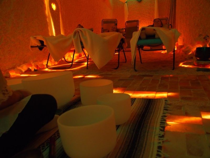 Listen For Crystal Bowls, Chimes, Gongs And Other Instruments During The Sound Bath