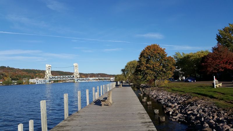 Your Ferry To A Wolf-And-Moose Island Leaves From Town