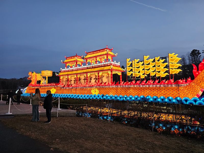 This Massive 164 Foot Glowing Lantern Will Float Across A North Carolina Lake This November - Decor Hint A Calmer Night Is Set Aside For Sensory Needs