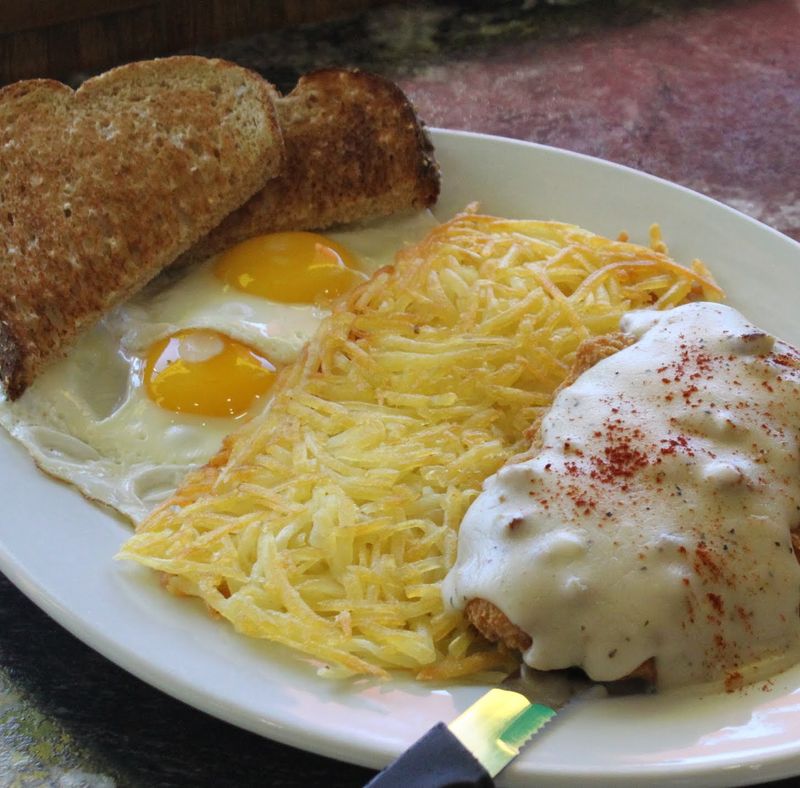 Breakfast Never Clocks Out Here