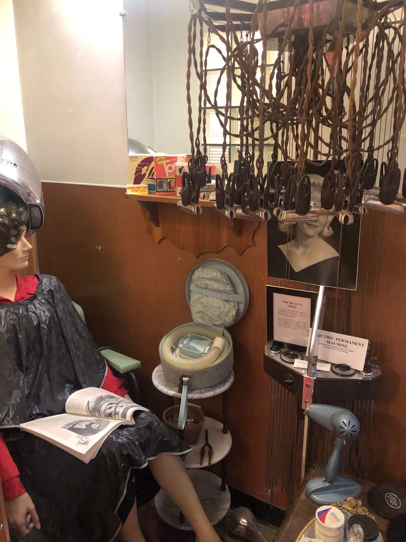 Idaho Has A Museum Of Vintage Dental Tools And Curious Relics Inside A 1950s Doctor's Office - Decor Hint A Diner Counter, Quilts, And One Very Strange Hair Machine