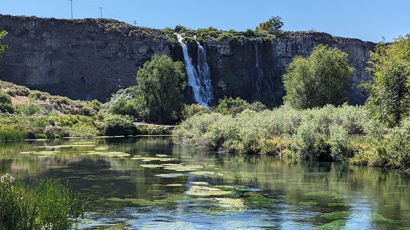An Island Park Hiding At The Bottom Of The Snake River Canyon