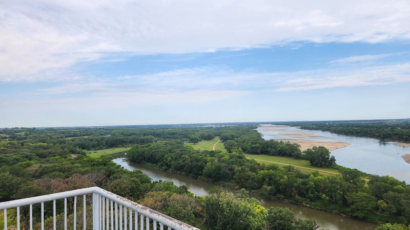 This Nebraska Observation Tower Gives You A Sweeping View Over The Platte River Valley After A Short Climb - Decor Hint Yes, It Sways, And That's Half The Story
