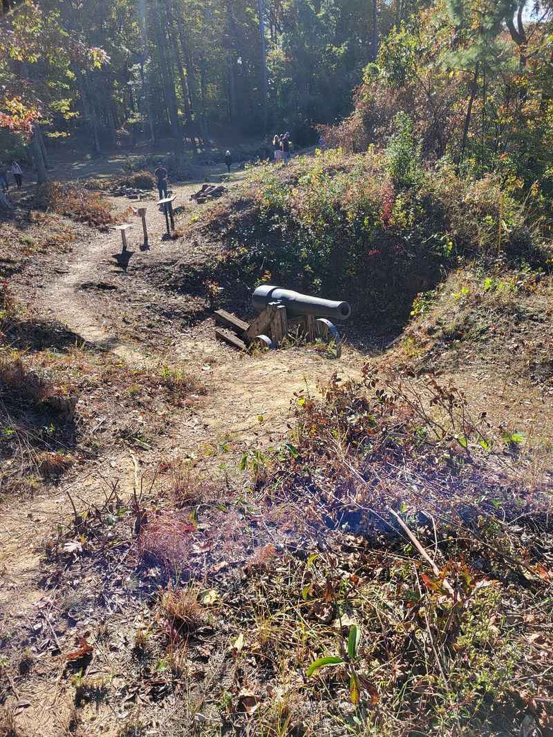 See Original Civil War Cannons Returned To The Historic Fortifications