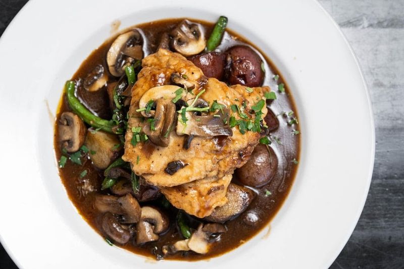 Chicken Marsala And Eggplant Parm Hold Down The Entree Side