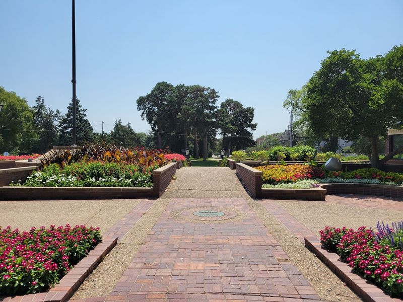 Gerald Ford Was Born In Nebraska And The Spot Is Now A Quiet Rose Garden - Decor Hint A Time Capsule Is Waiting For 2076 Right Under Your Feet