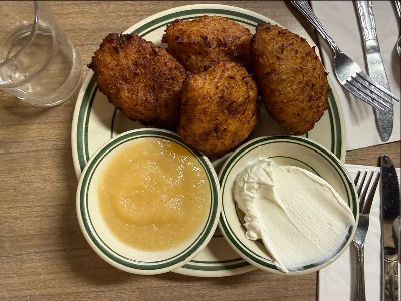This Old-School Jewish Deli In New York Serves Whitefish Locals Keep Coming Back For - Decor Hint Latkes And Other Old-School Favorites