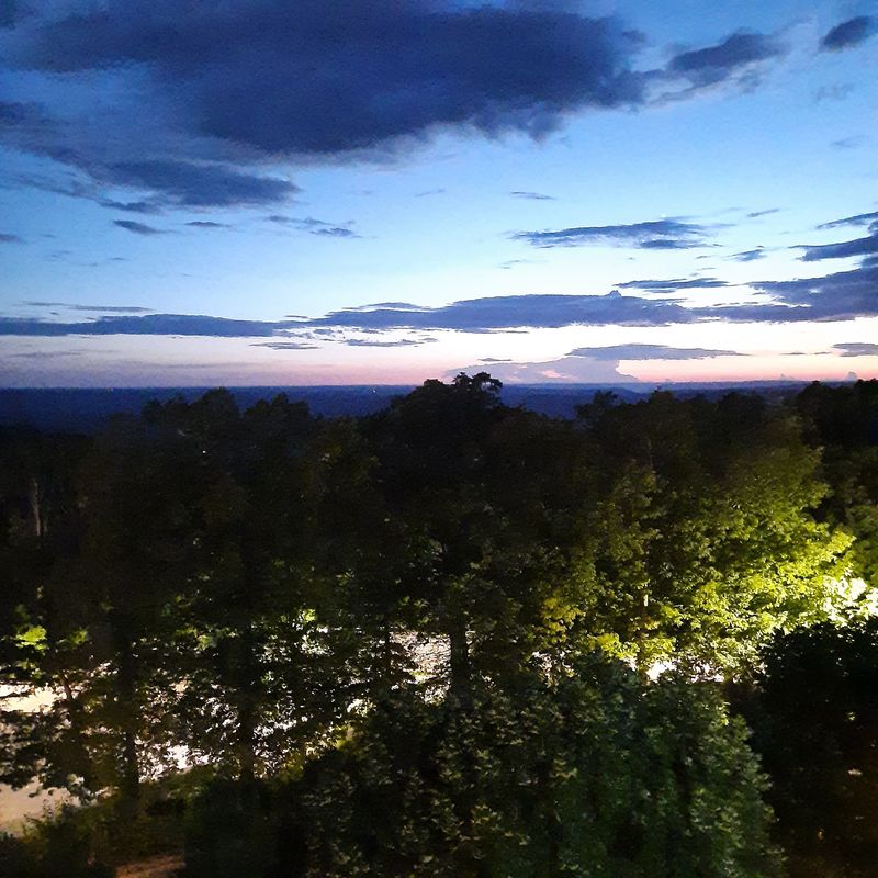 City Lights From A Dorm Window