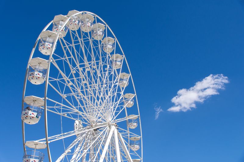 A 230-Foot Ferris Wheel Is Coming To North Carolina For Just 11 Days This October - Decor Hint Climb Aboard One Of 45 Presidential-Themed Gondolas On The America 250 Wheel