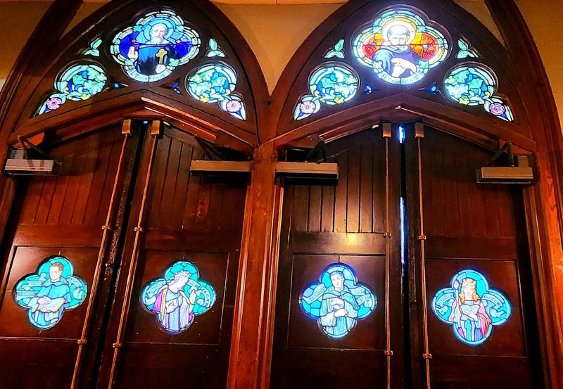 Stained Glass Adds Rich Color Throughout