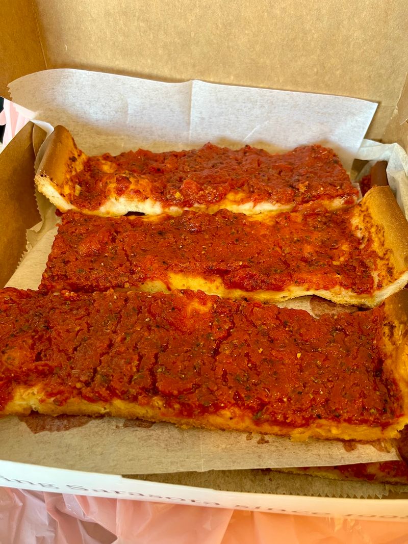 Rhode Island Pizza Strips And A Savory Surprise