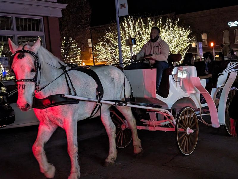 Carriage Rides And A Visit With Santa
