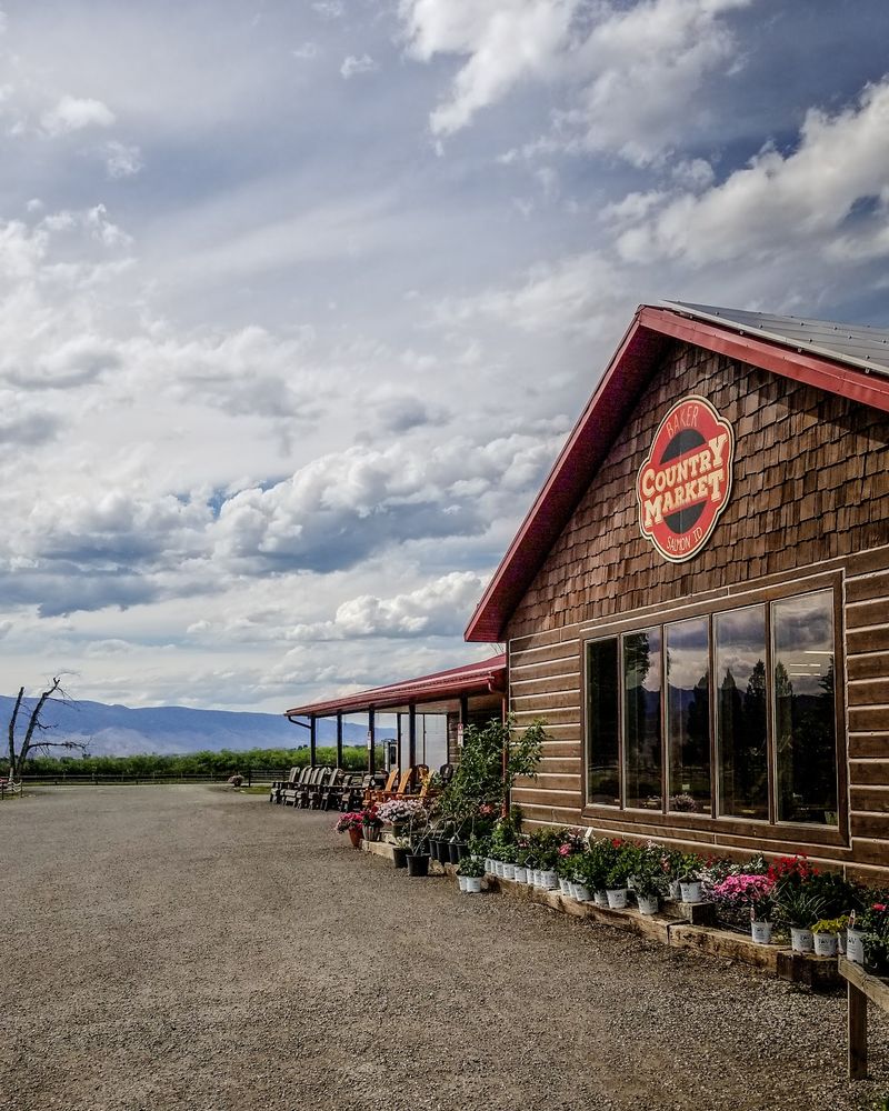A Market Below The Salmon River Bluffs