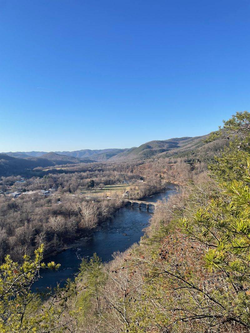 This Tiny North Carolina Mountain Town Was Just Named One Of The South’s Best November Getaways - Decor Hint A Short Hike Leads To One Of The Best Views Over The French Broad Valley