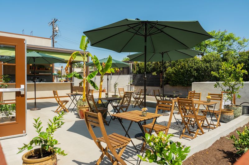 Grab A Table Between The Garden Beds