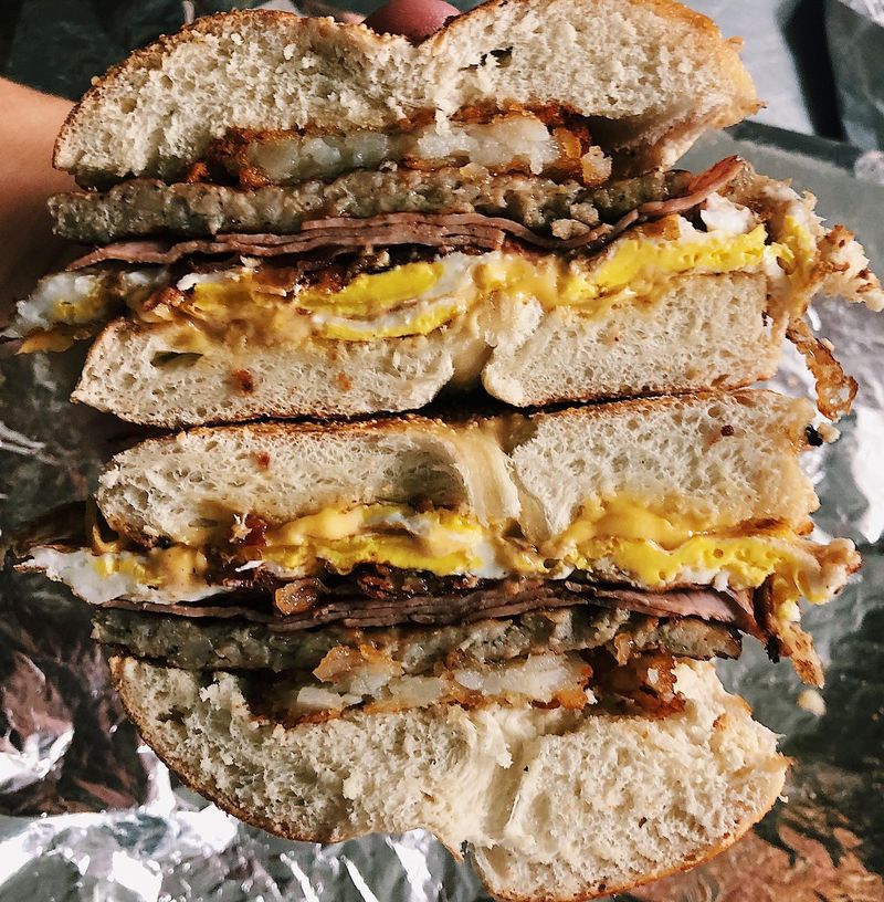 Breakfast Sandwiches With A Bread Menu All Their Own