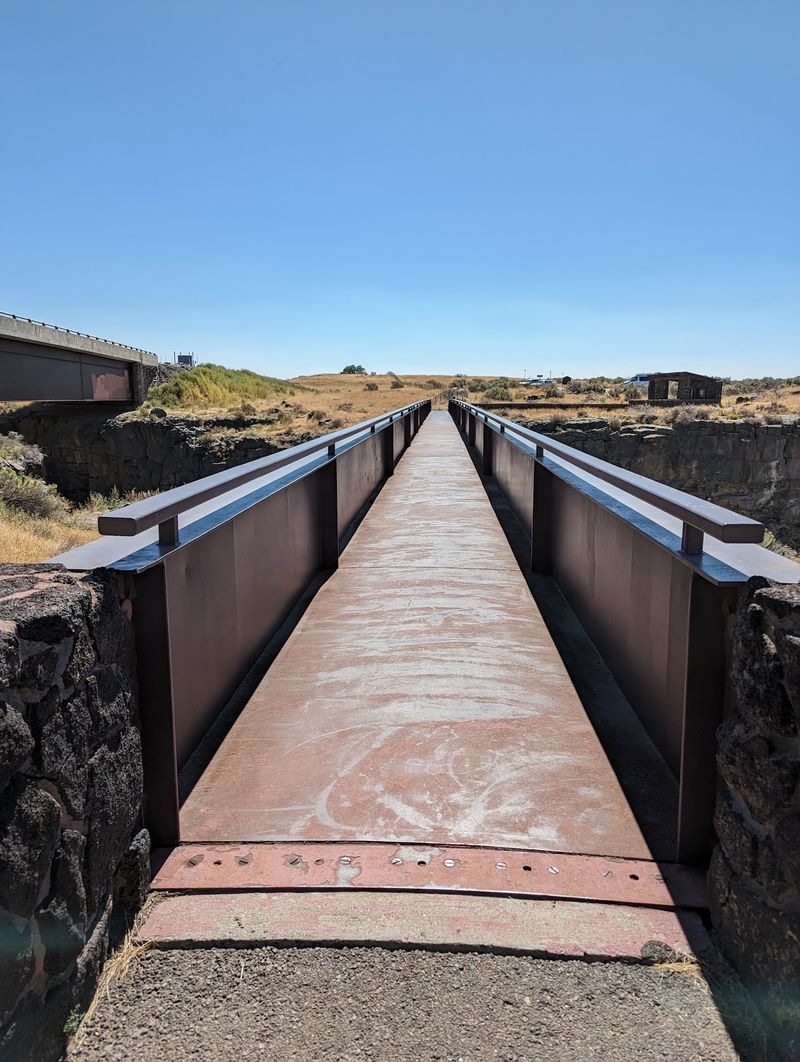 A Steel Walkway Straight Over The Drop