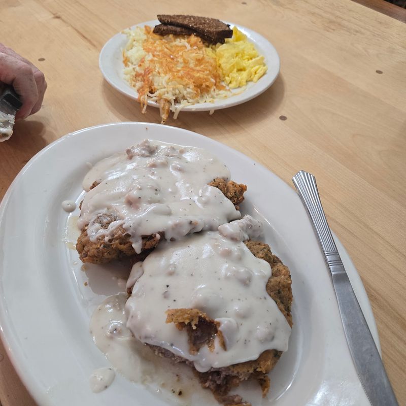 Chicken Fried Steak So Big The Half Order Wins