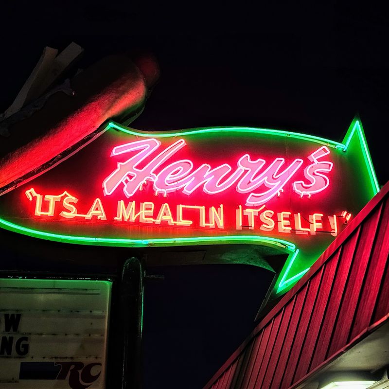 Good Luck Driving Past That Glowing Green Sign