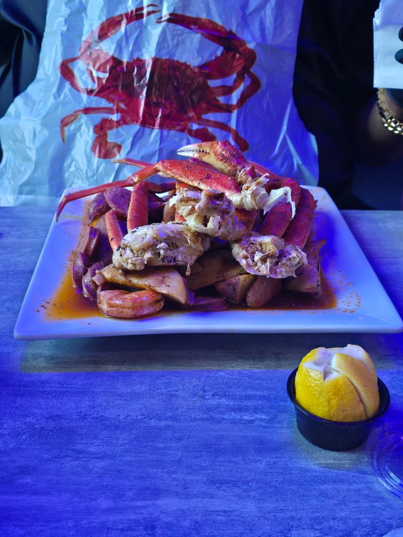 A Crab Man Keeps Your Plate Full So You Never Have To Stand Up