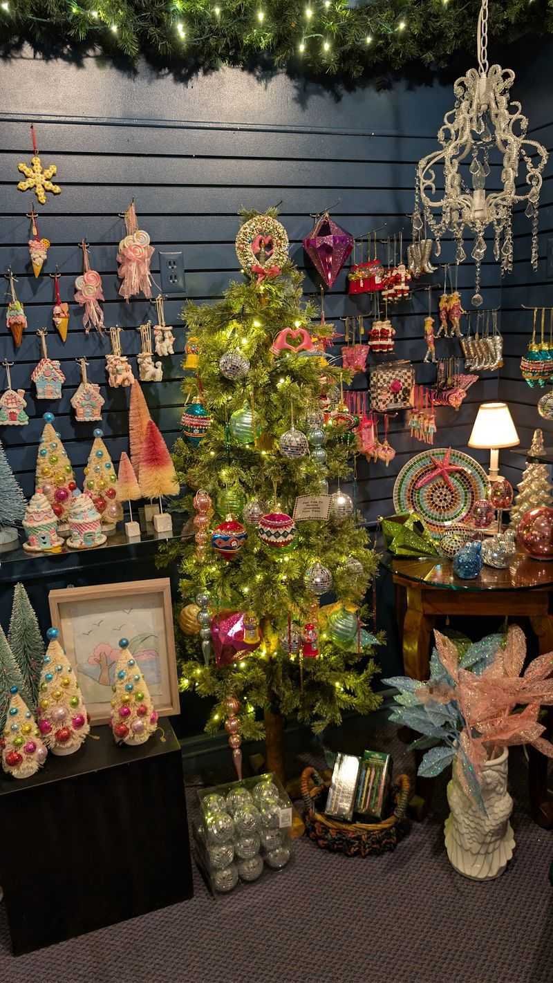 Hundreds Of Ornaments And Dozens Of Fully Dressed Trees