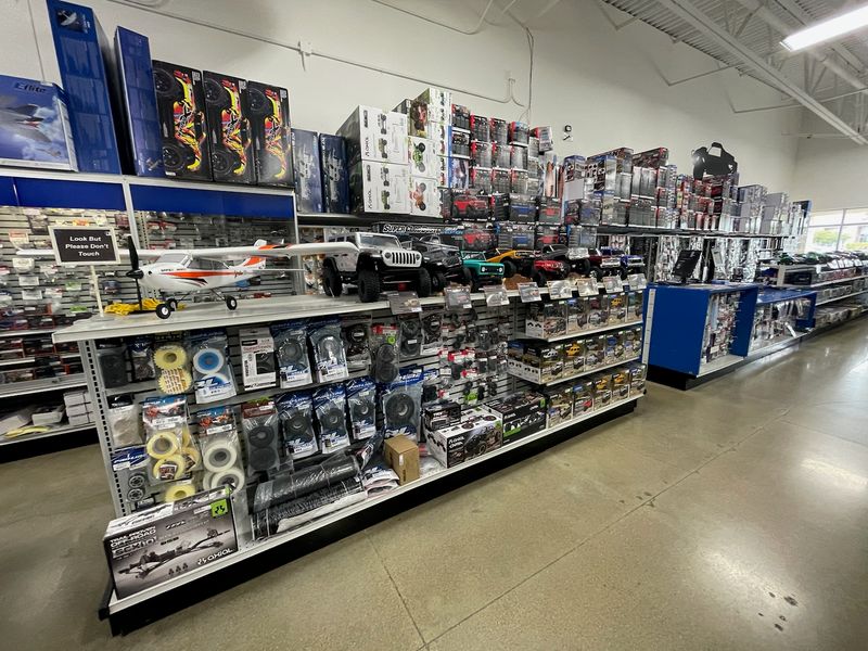 This Nebraska Hobby Shop Is A Go-To Stop For Model Kits, RC Cars, And Hobby Supplies - Decor Hint RC Cars, Parts and a Desk That Fixes Things