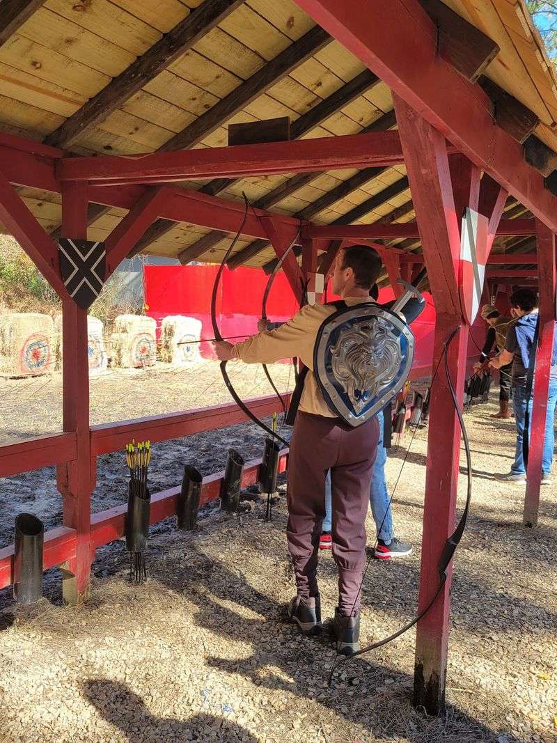 This Louisiana Fall Festival Turns The Countryside Into A 16th-Century Village Filled With Merchants - Decor Hint Quests, Carnival Games, And Rides Keep The Village Busy