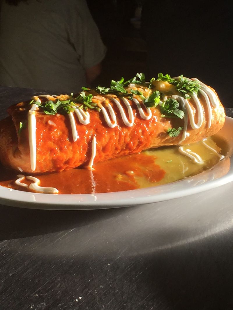 This North Idaho Mexican Kitchen Piles Plates So High That Diners Head Home With Leftovers After Dinner - Decor Hint Burritos Roughly The Size Of Your Forearm