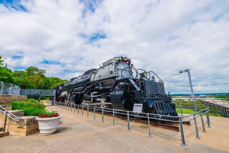 Every Train Fan Gets Close To The World's Largest Steam Locomotive Sitting In A Nebraska Park - Decor Hint Why No. 4023 Stands Apart From Its Siblings