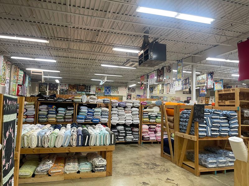 A Fabric Warehouse In A Tiny Farm-Country Town