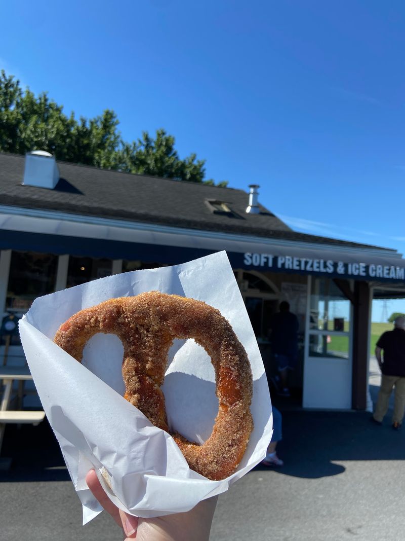 The Amish Store In Pennsylvania Where You Buy Warm Homemade Pretzels, Frosted Lemonade, And Handmade Crafts - Decor Hint Garlic Herb Or Sour Cream And Onion? Choosing Your Pretzel Gets Tricky