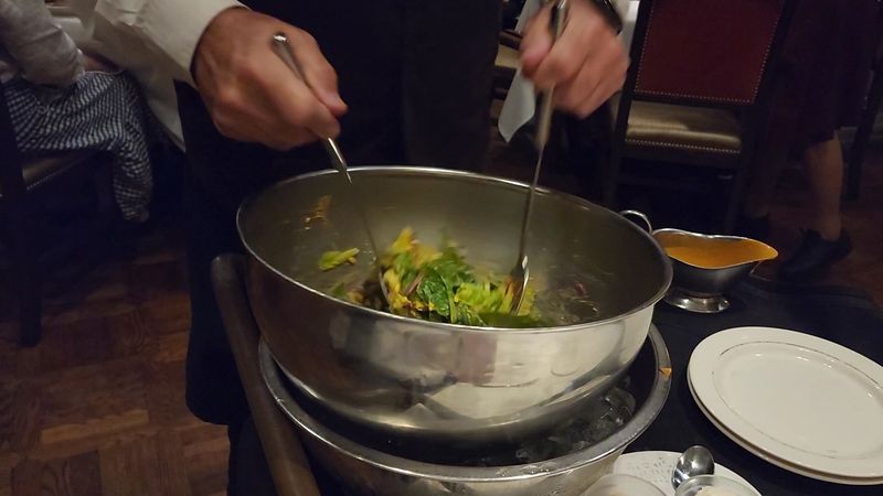The Spinning Bowl Salad Is Another Tableside Tradition