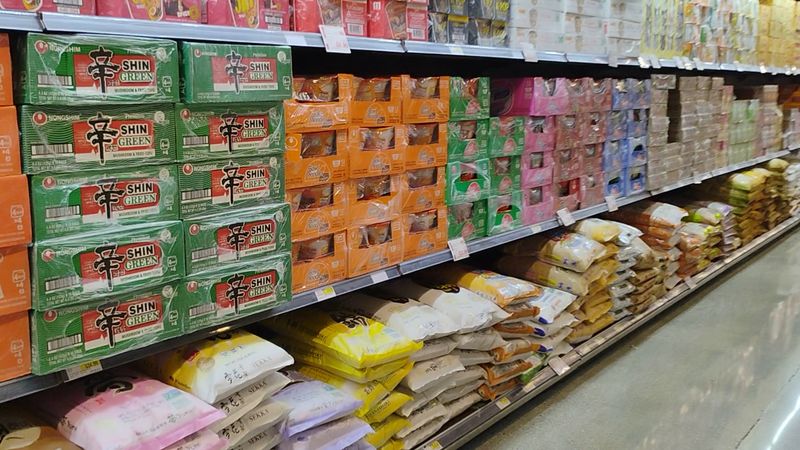 An Entire Aisle Devoted To Korean Ramyun Exists