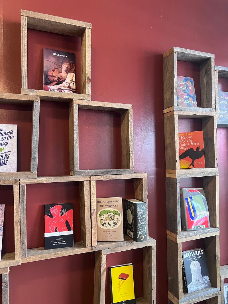 This Idaho Bookstore Has Upstairs Seating For Reading And A Cafe Where Lunch Ends With Warm Berry Pie - Decor Hint A Small Shelf Where Nearly Every Pick Is A Classic