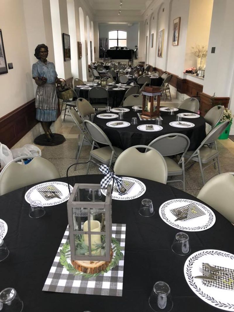 Started As A Small 1880s Church, This Nebraska Building Now Pours Its Space Into An Art Gallery - Decor Hint Showers, Weddings, And Prom Photos Under One Historic Roof