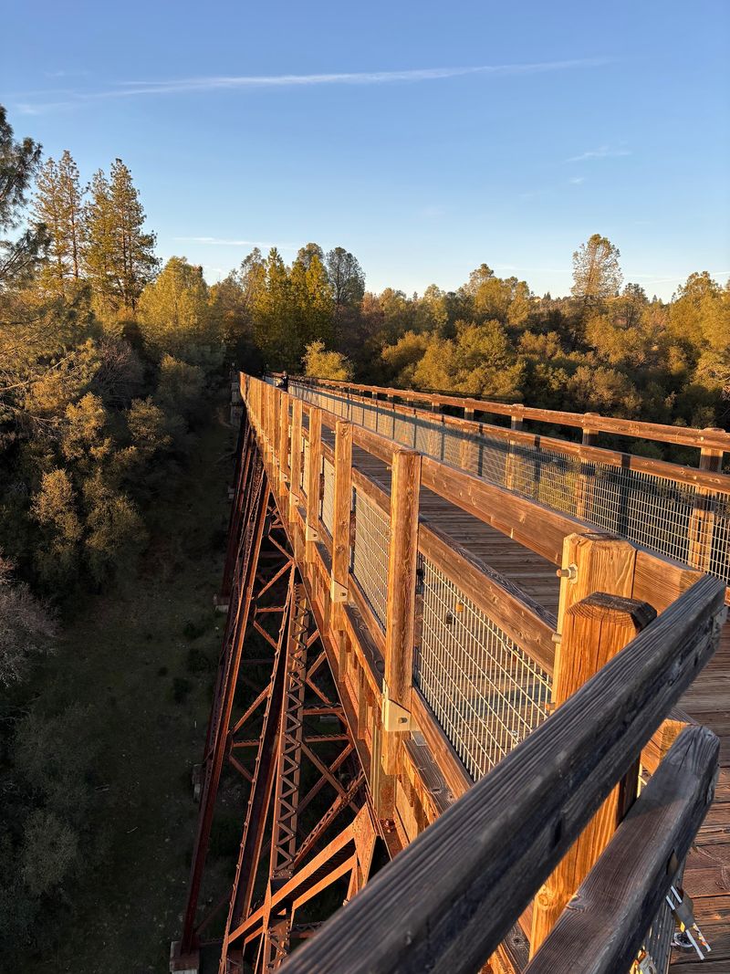 The Historic Bridge Rises Roughly 100 Feet Above Weber Creek Canyon