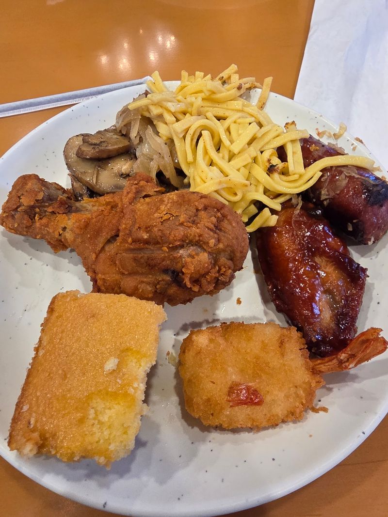 These 7 Pennsylvania Buffets Serve Mountains Of Fried Chicken But The Crowds Drop Off After Dark - Decor Hint Shady Maple Smorgasbord, East Earl, PA
