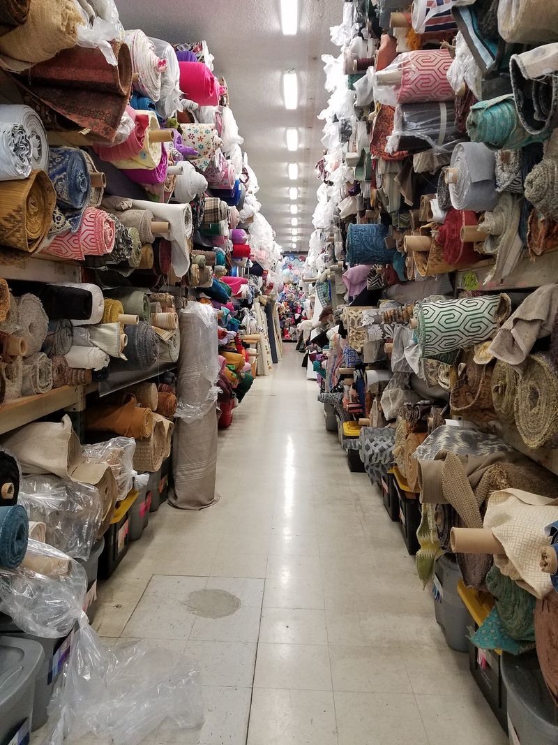 This 18,000 Square Feet California Fabric Warehouse Is A Hidden Paradise For Bargain Hunters And DIY Enthusiasts - Decor Hint Bring Comfy Shoes, Because 18,000 Square Feet Is A Lot Of Fabric