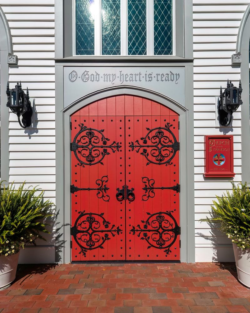 Those Bright Red Doors Hide A Carpenter Gothic Landmark From 1896