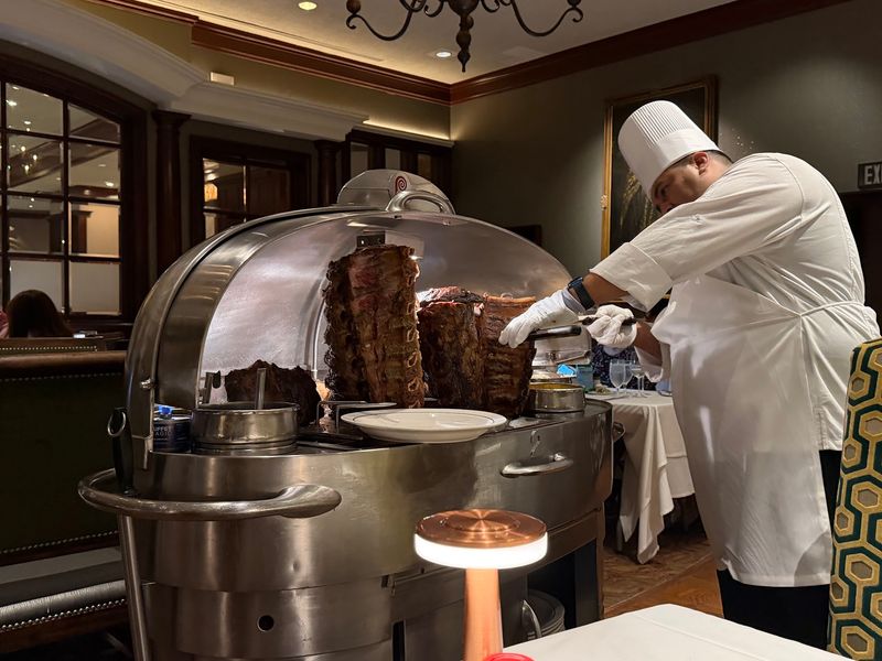 The Famous Silver Carts Roll Right Up To Your Table