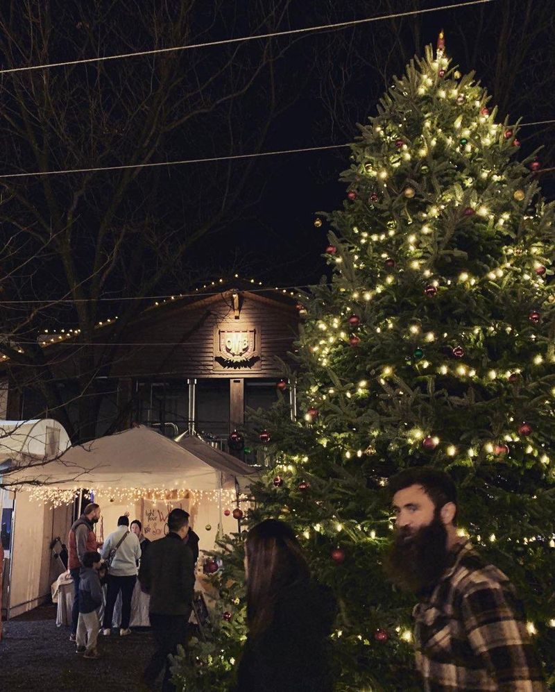 The Outdoor Grounds Transform Into A German-Style Christmas Village