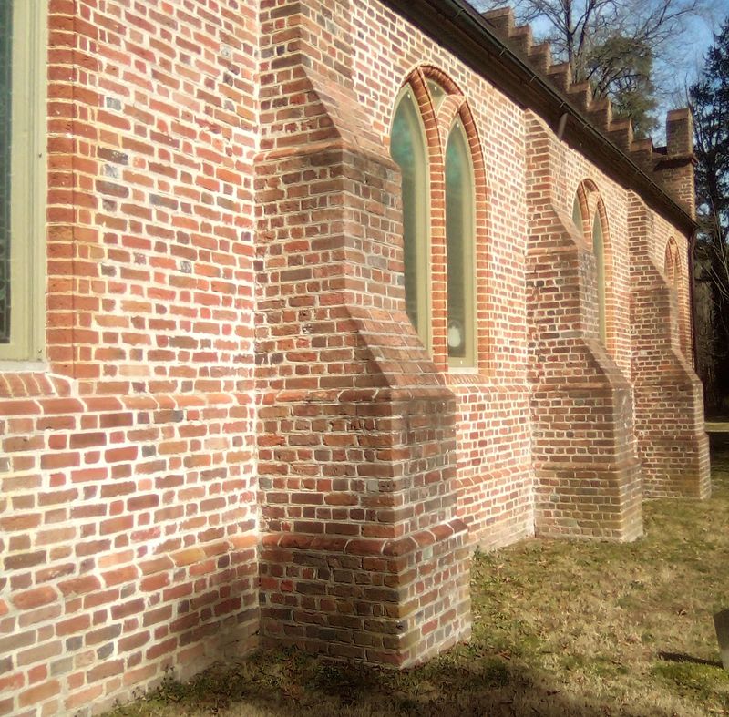 Those Brick Buttresses Will Make You Look Twice