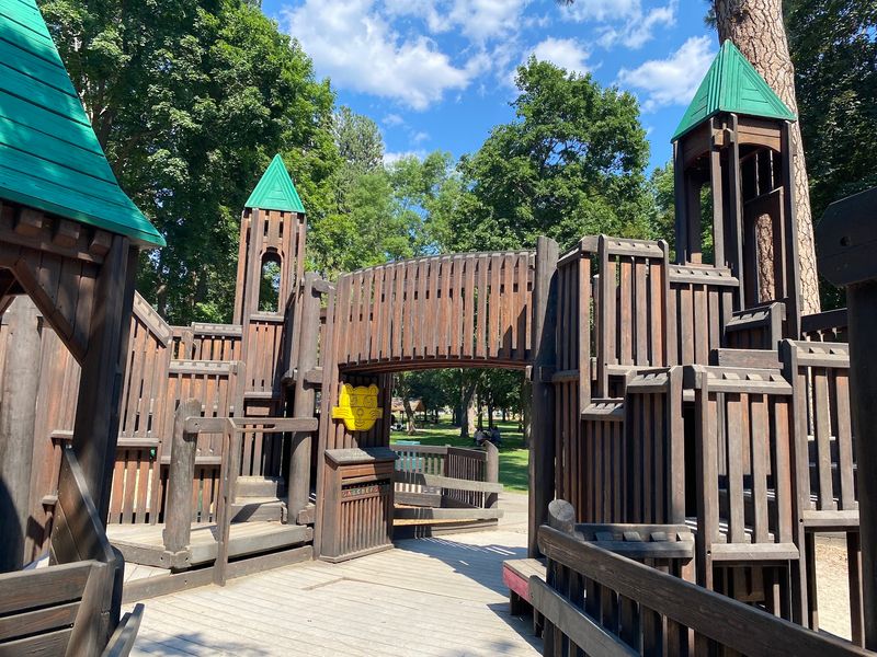 A Wooden Castle Waits At The Heart Of City Park