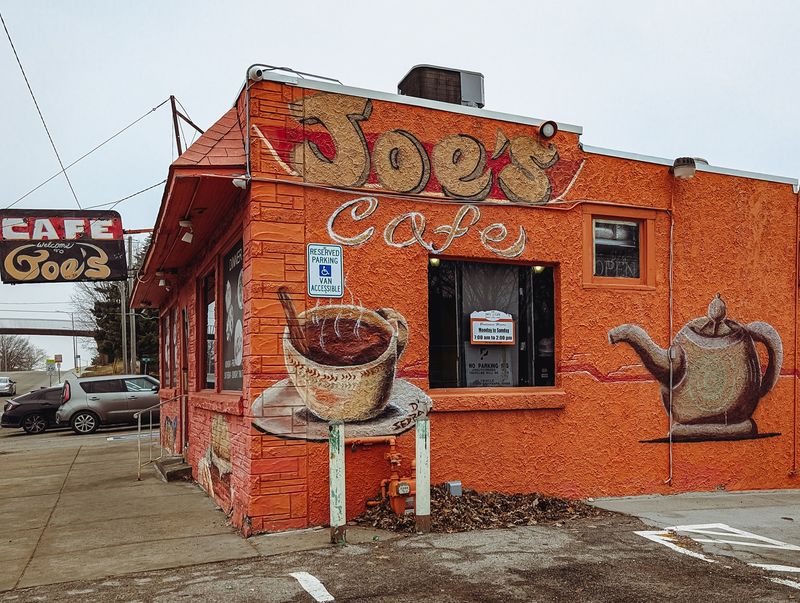 An Orange Corner Cafe on the Edge of the Benson Strip