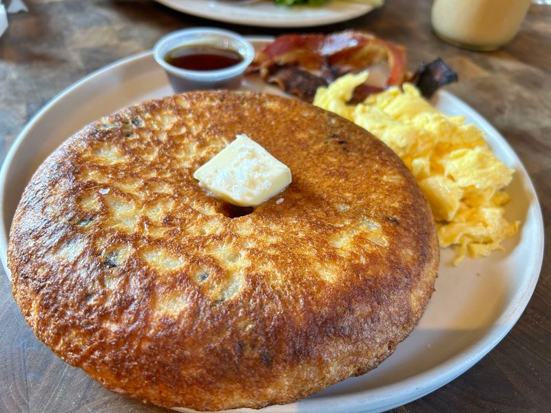 One Giant Pancake With A Prospector's Pedigree